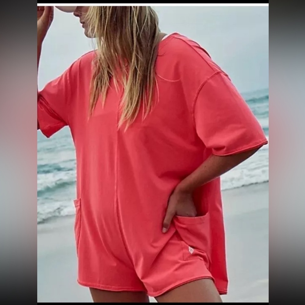 FP Movement by Free People Vibrant Pink Jumpsuit